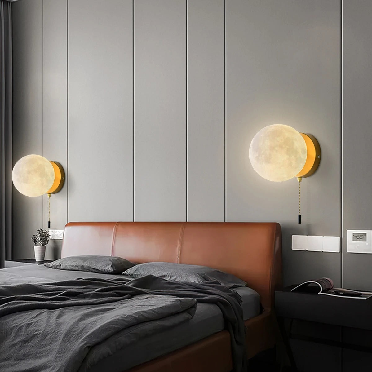 Rowyn - Modern Moon Ball Wall Light