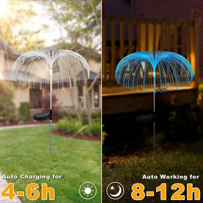 Frey - Solar Fiber Optic Jellyfish Garden Lights