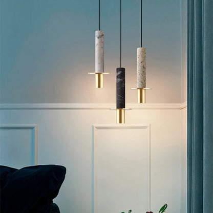 Nora - Modern Candle Style Gold Body Hanging Ceiling Pendant Light