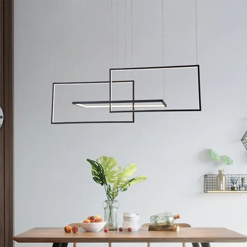 Dallas - Modern Nordic Rectangle Chandelier