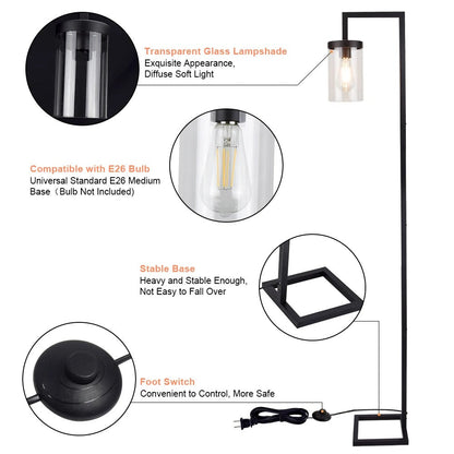 Jayson - Industrial Standing Modern Floor Lamp