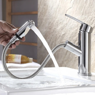 Thora - Bathroom Pull Out Single Lever Tap