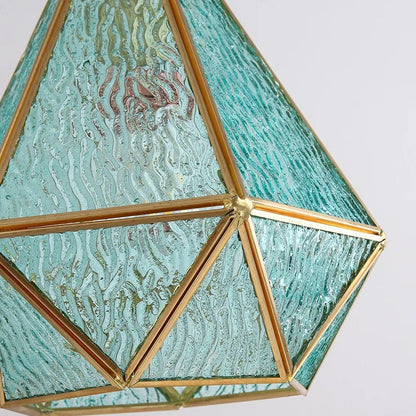 Luna - LED Modern Geometric Glass Pendant Lights