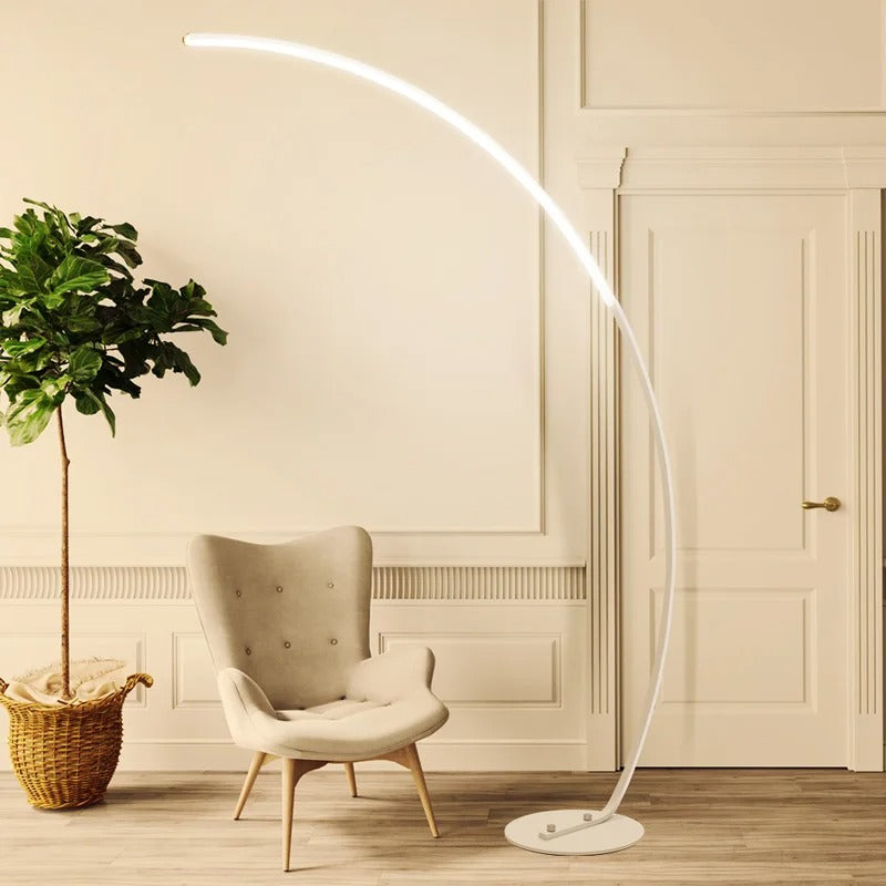 Ridley - Curved Floor Lamp Remote Controlled
