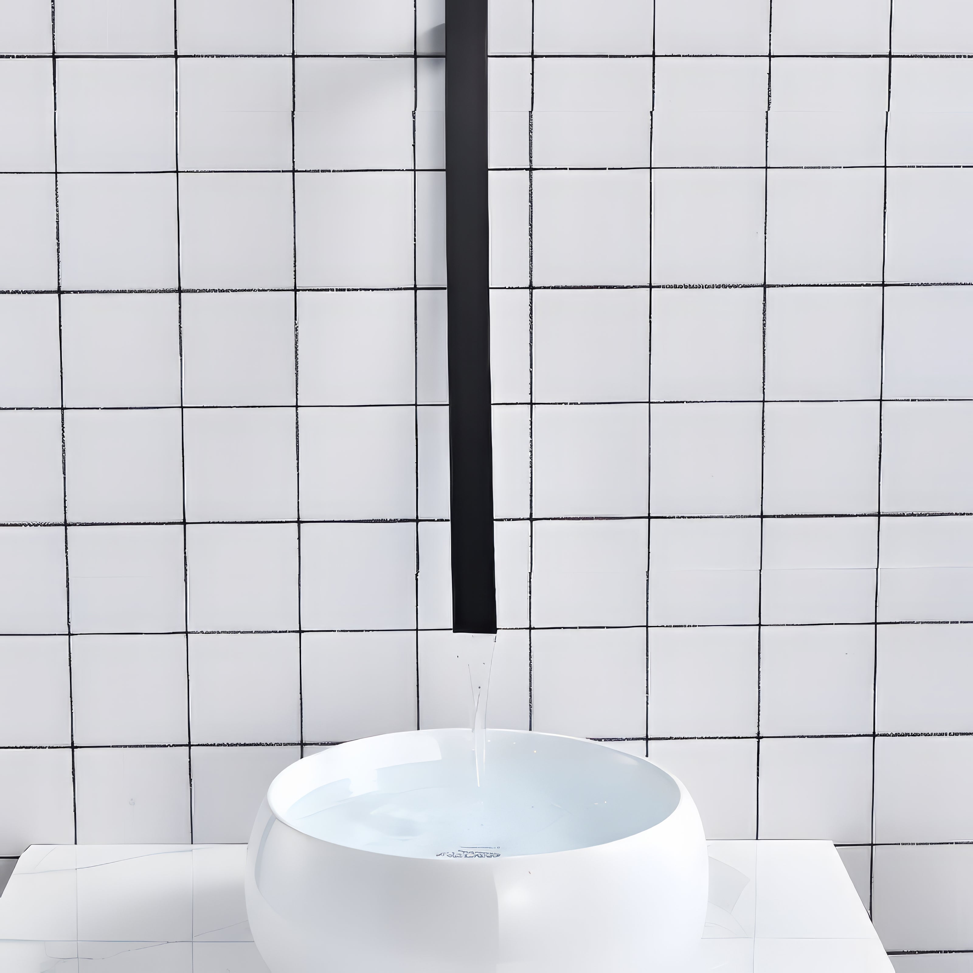 Sadhbh - Modern Wall Mounted Waterfall Bathroom Hot/Cold Mixer Tap