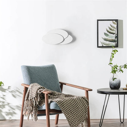 Isidro - Modern Black White Geometric Wall Light