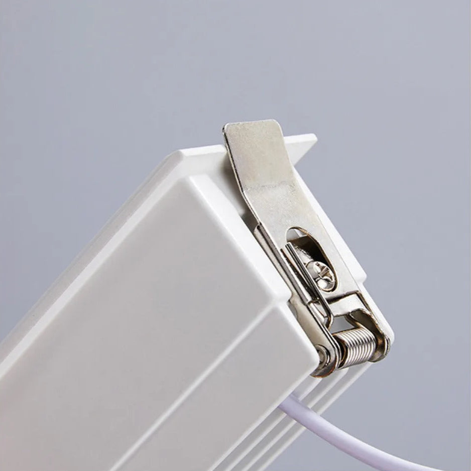 Eboni - Rectangular Industrial Recessed LED Downlight Ceiling Light