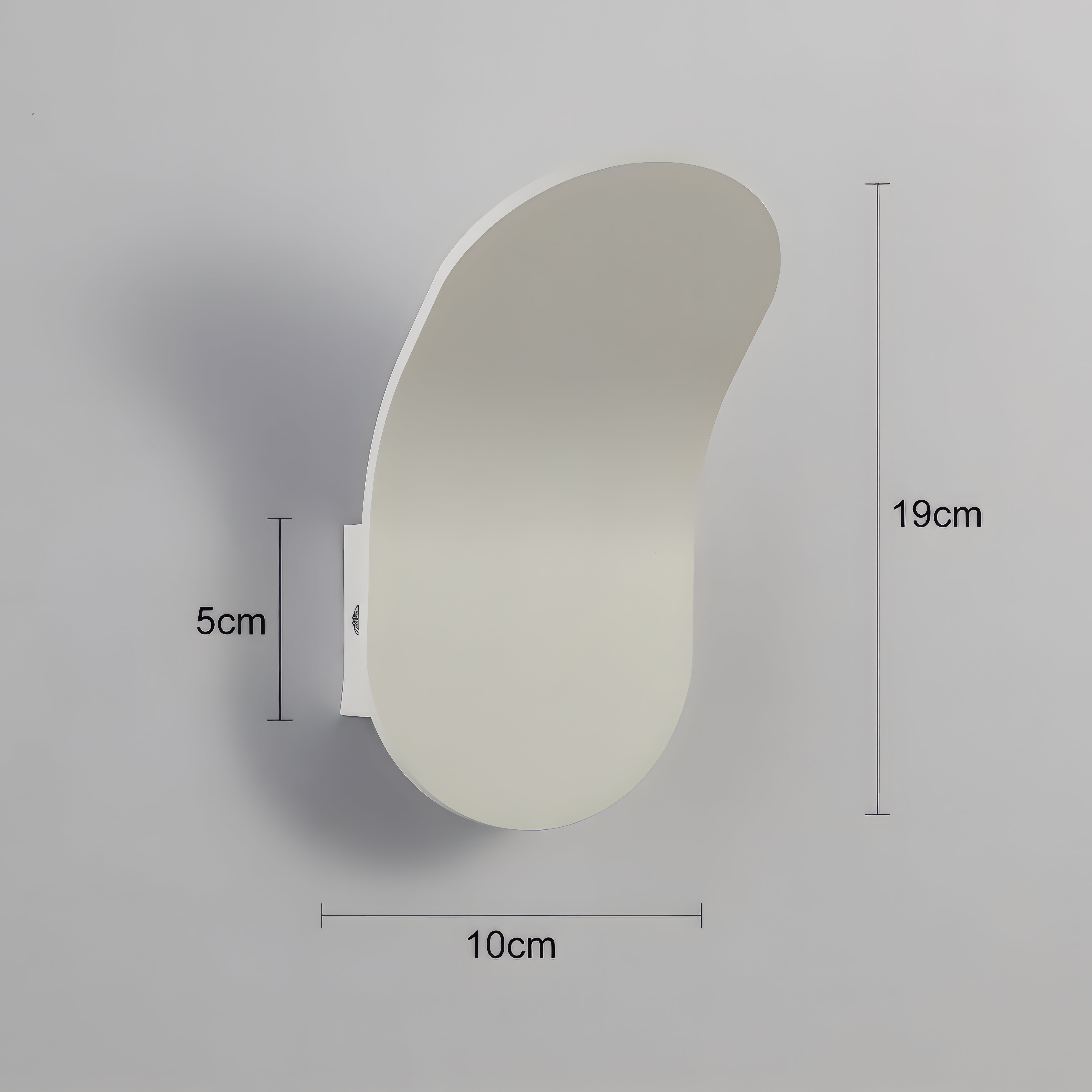 Maddox - Modern Curved Brushed Up LED Wall Light