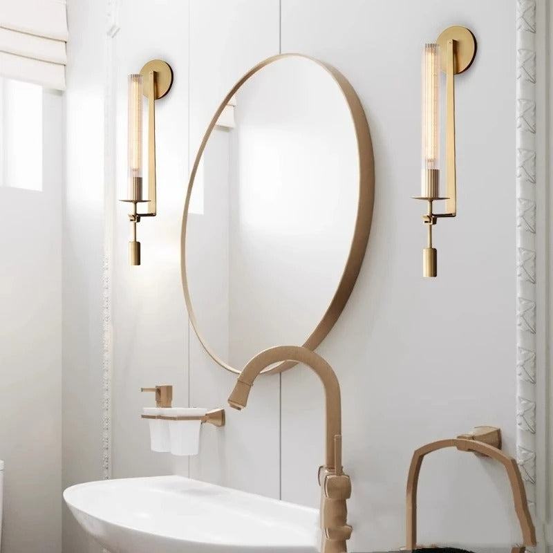 Novalee - Modern Gold Glass Wall Light