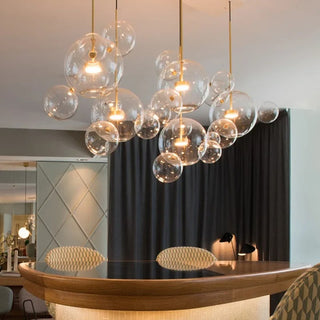 Dillon - Glass Bubble Hanging Pendant Light