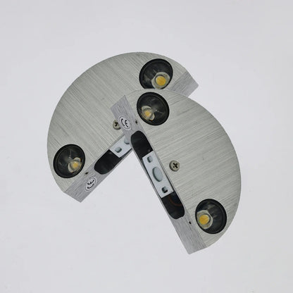 Kamon - Modern Semicircular Metallic Indoor Wall Lamp