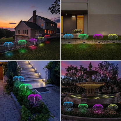 Frey - Solar Fiber Optic Jellyfish Garden Lights