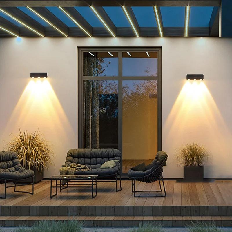 Daksha - Down Shinning Outdoor Wall Light 8W Waterproof