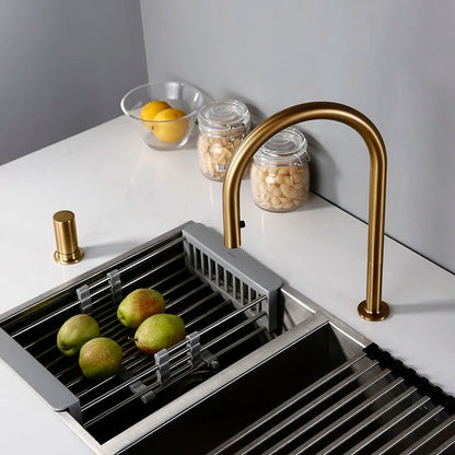 Donovan - Brass Pull Down Hot/Cold Mixer Tap
