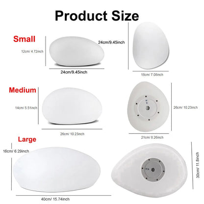 Yago - Solar Glowing Outdoor Cobble Stone Light