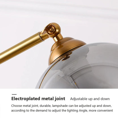 Simon - Modern Glass Orb Table Lamp