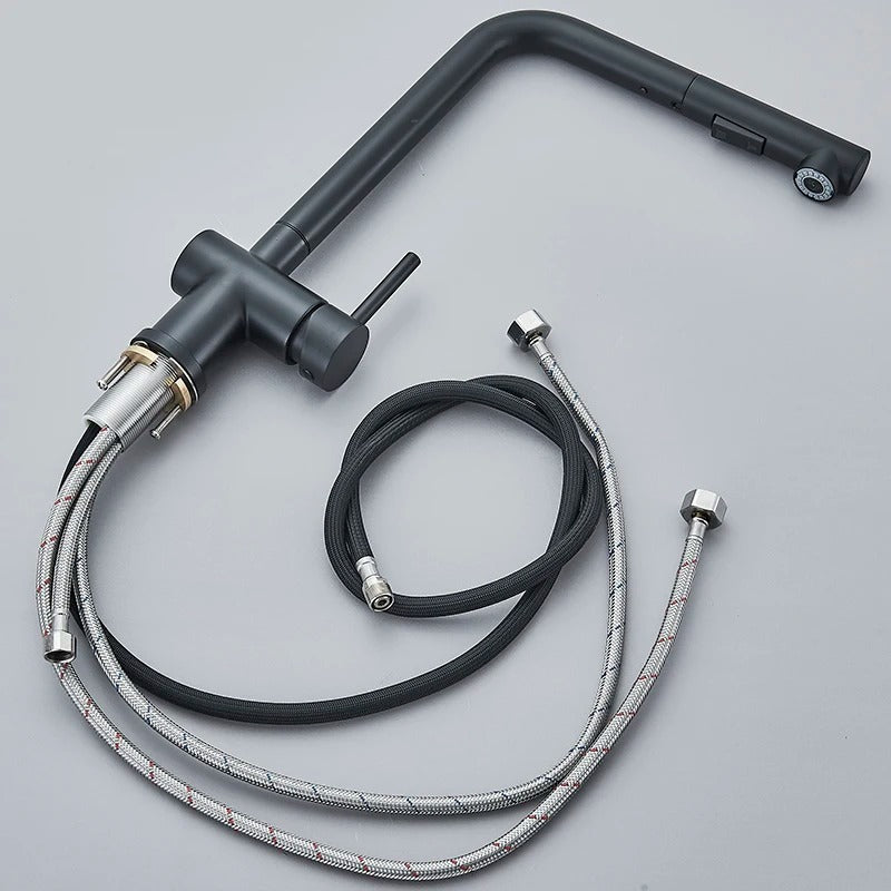 Augustus - Pull Out Kitchen Filtered Dual Sprayer Tap