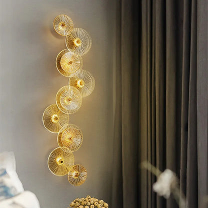 FKL - Modern Round Crystal Wall Lamp
