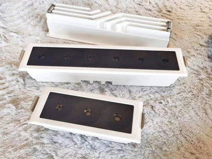 Eboni - Rectangular Industrial Recessed LED Downlight Ceiling Light