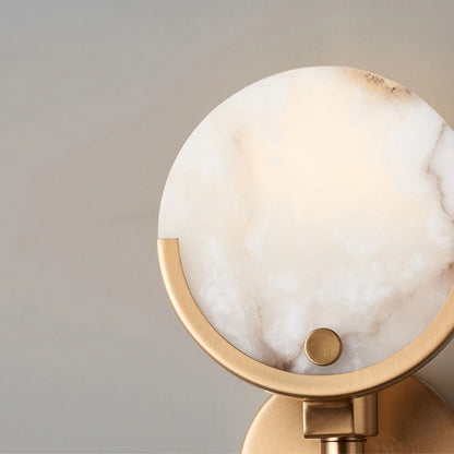 Amari - Gold Modern Marble Shade Wall Light