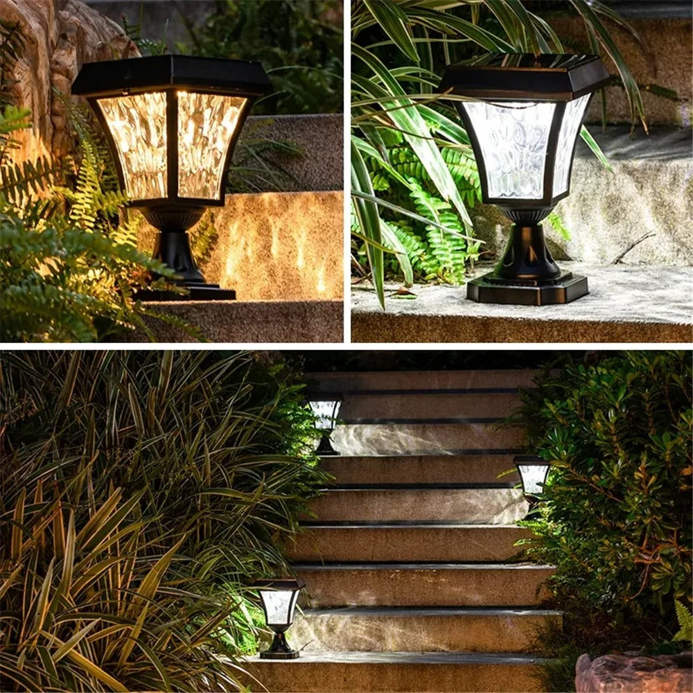 Sonam - Villa LED Solar Vintage Modern Standing Lamp