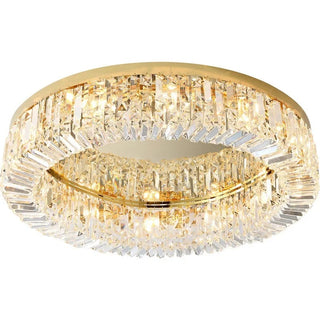 Kyree - Recessed Crystal Glass Round Ceiling Chandelier