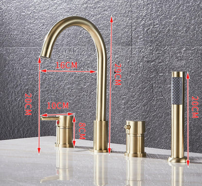 Tisca - Deck Mounted Bathroom Tap Set