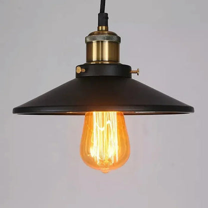 Fay - Industrial Black Retro Iron Lift 3 Pendant Hanging Ceiling Light