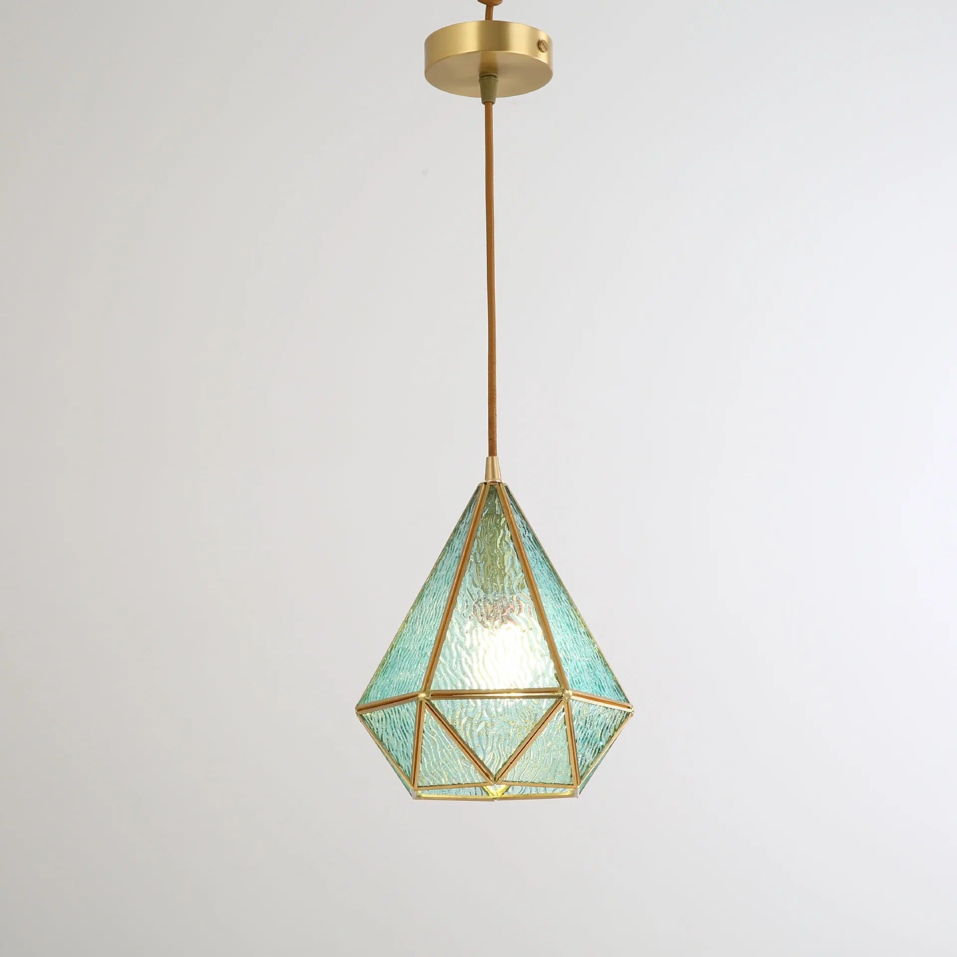 Luna - LED Modern Geometric Glass Pendant Lights