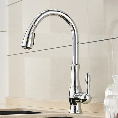 Santino - Kitchen Single Handle Pull Out Swivel Mixer Tap