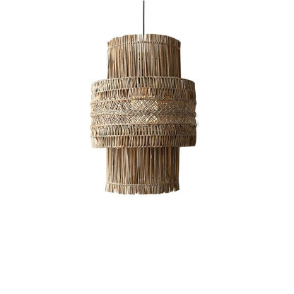 Bowman - Hand-Woven Wicker Pendant Ceiling Light