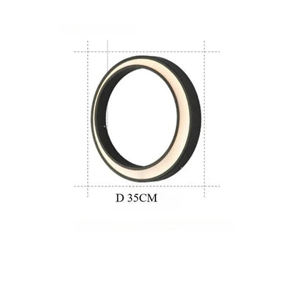 Amish - LED Outdoor Ring Wall Light