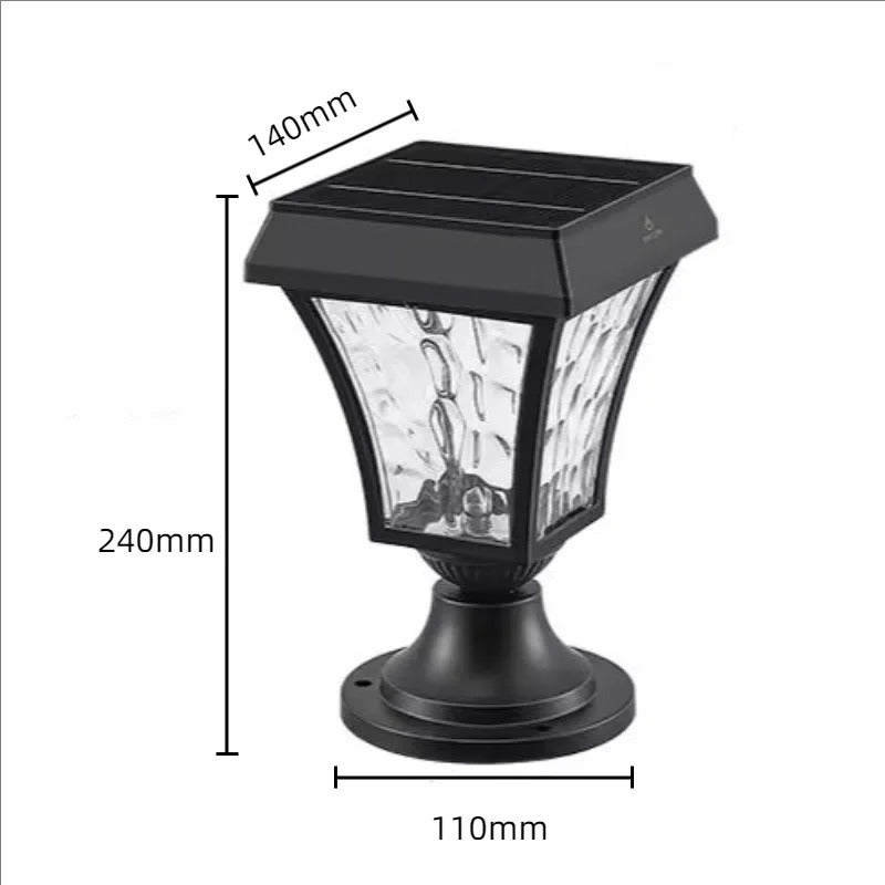 Sonam - Villa LED Solar Vintage Modern Standing Lamp