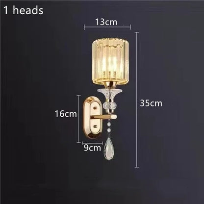 Amjed - Modern Gold Crystal Round Ceiling Chandelier