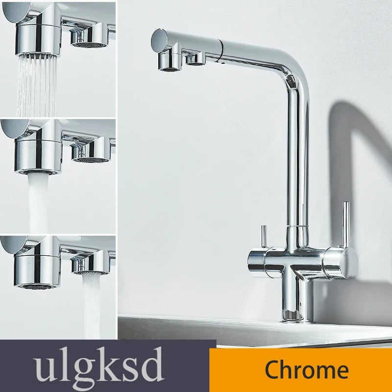 Grady - Deck Mounted 360 Rotate Water Purification Mixer Tap