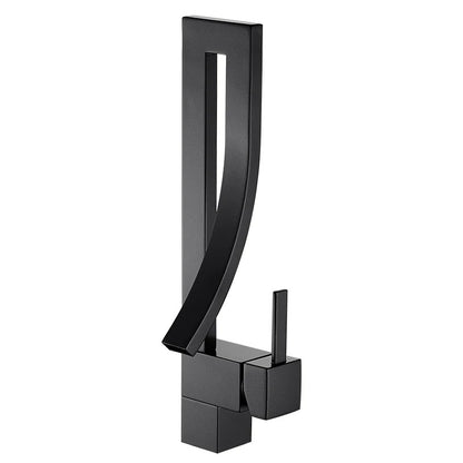 Zlatan - Tall Deck Mounted Single Lever Bathroom Tap