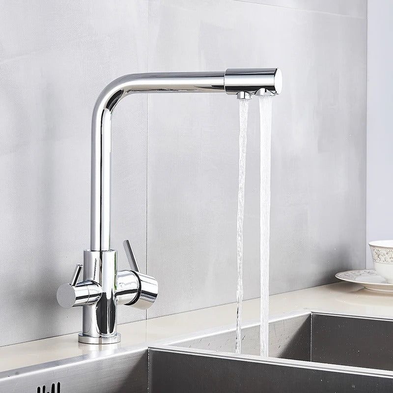 Matthias - Double Lever Double Hole Rotatable Tap