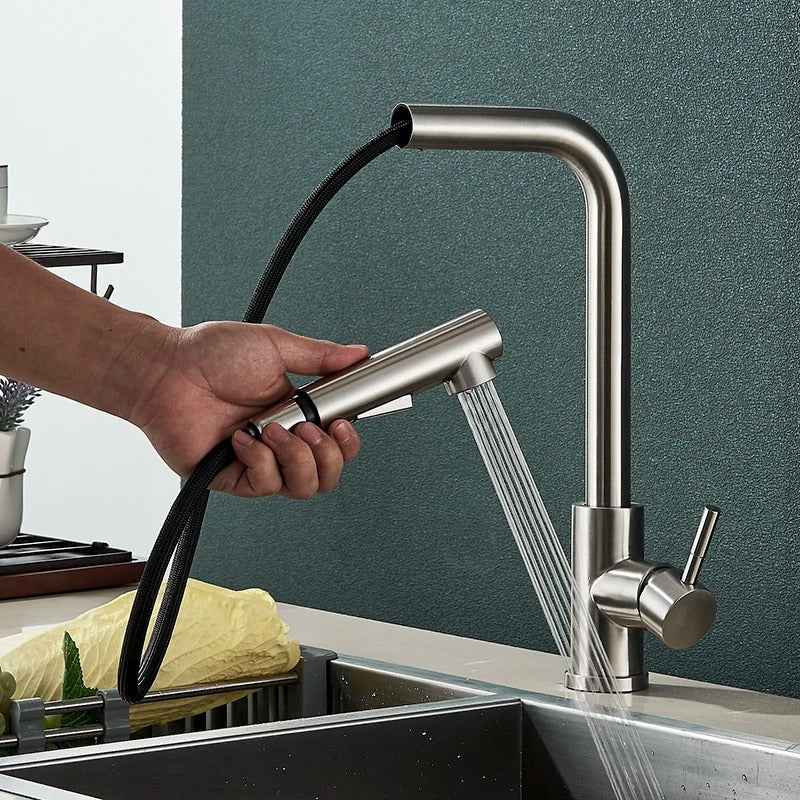 Augustus - Pull Out Kitchen Filtered Dual Sprayer Tap