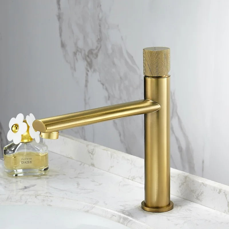 Tuqiu - Modern Brass Mounted Sink Tap
