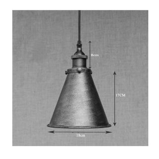 Athena - Modern Industrial Cone Hanging Ceiling Light