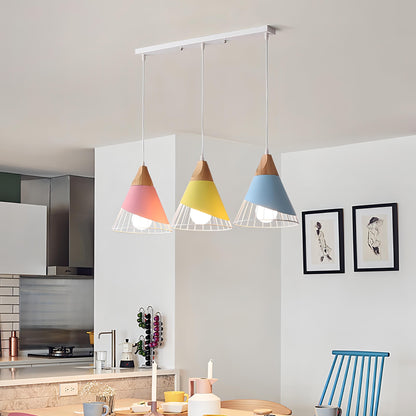 Fayre - Nordic Hanging Wood Hanging Pendant Ceiling Light
