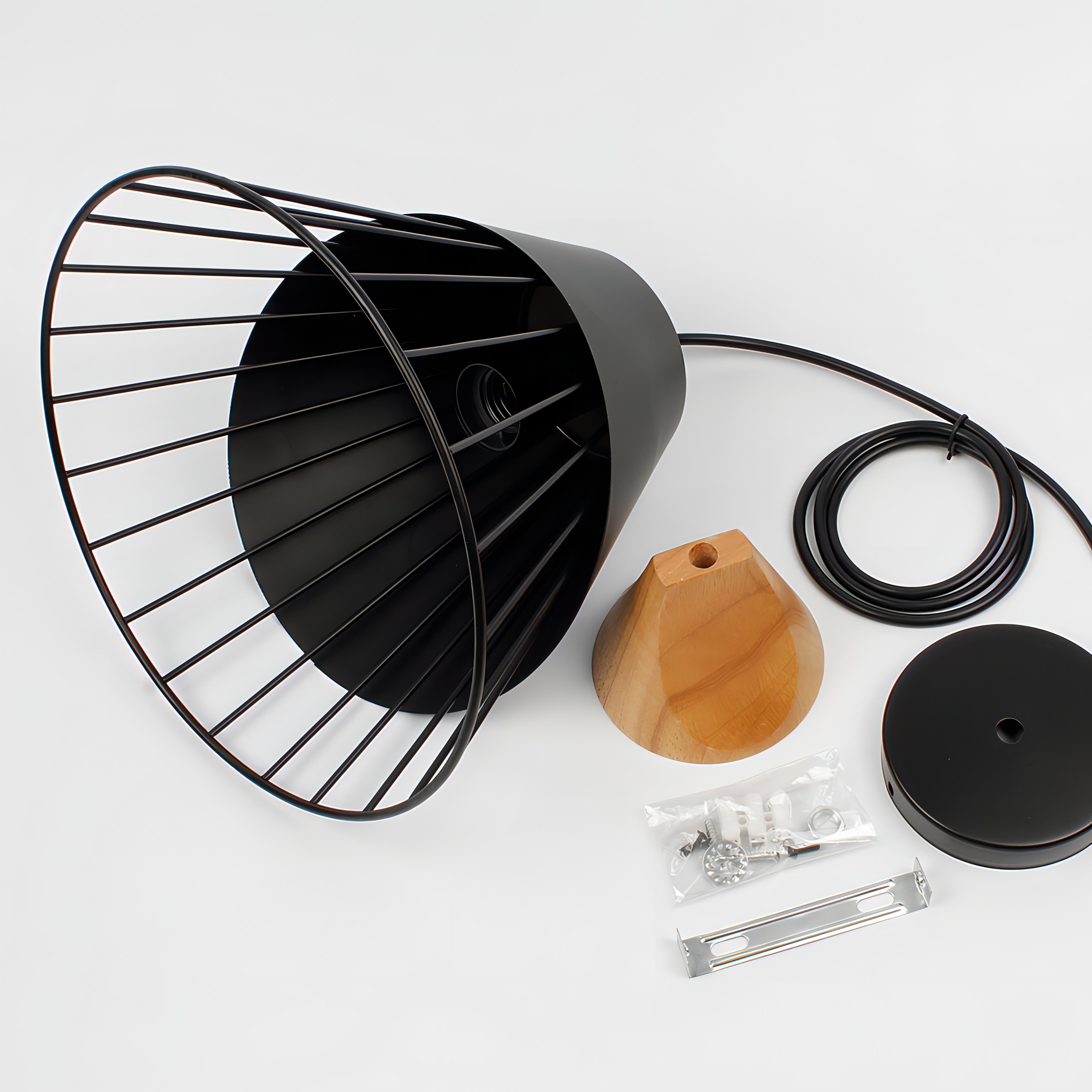 Fayre - Nordic Hanging Wood Hanging Pendant Ceiling Light