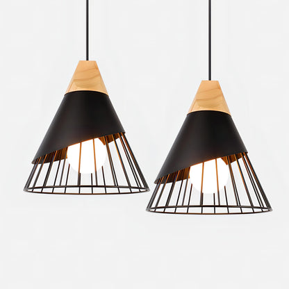Fayre - Nordic Hanging Wood Hanging Pendant Ceiling Light