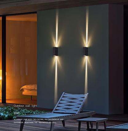 Nevri - Waterproof Outdoor Up/Down Wall Light