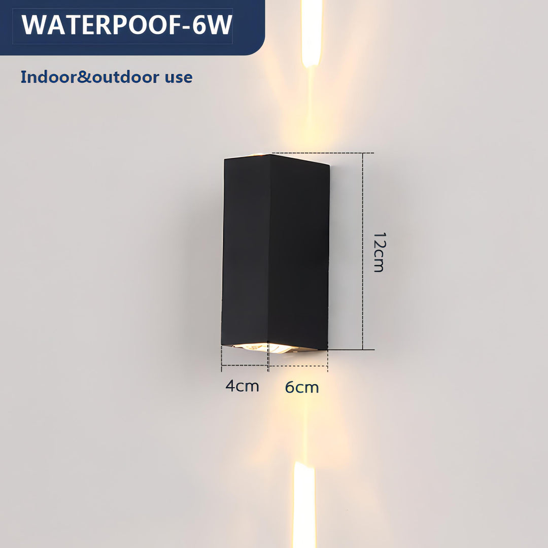 Nevri - Waterproof Outdoor Up/Down Wall Light