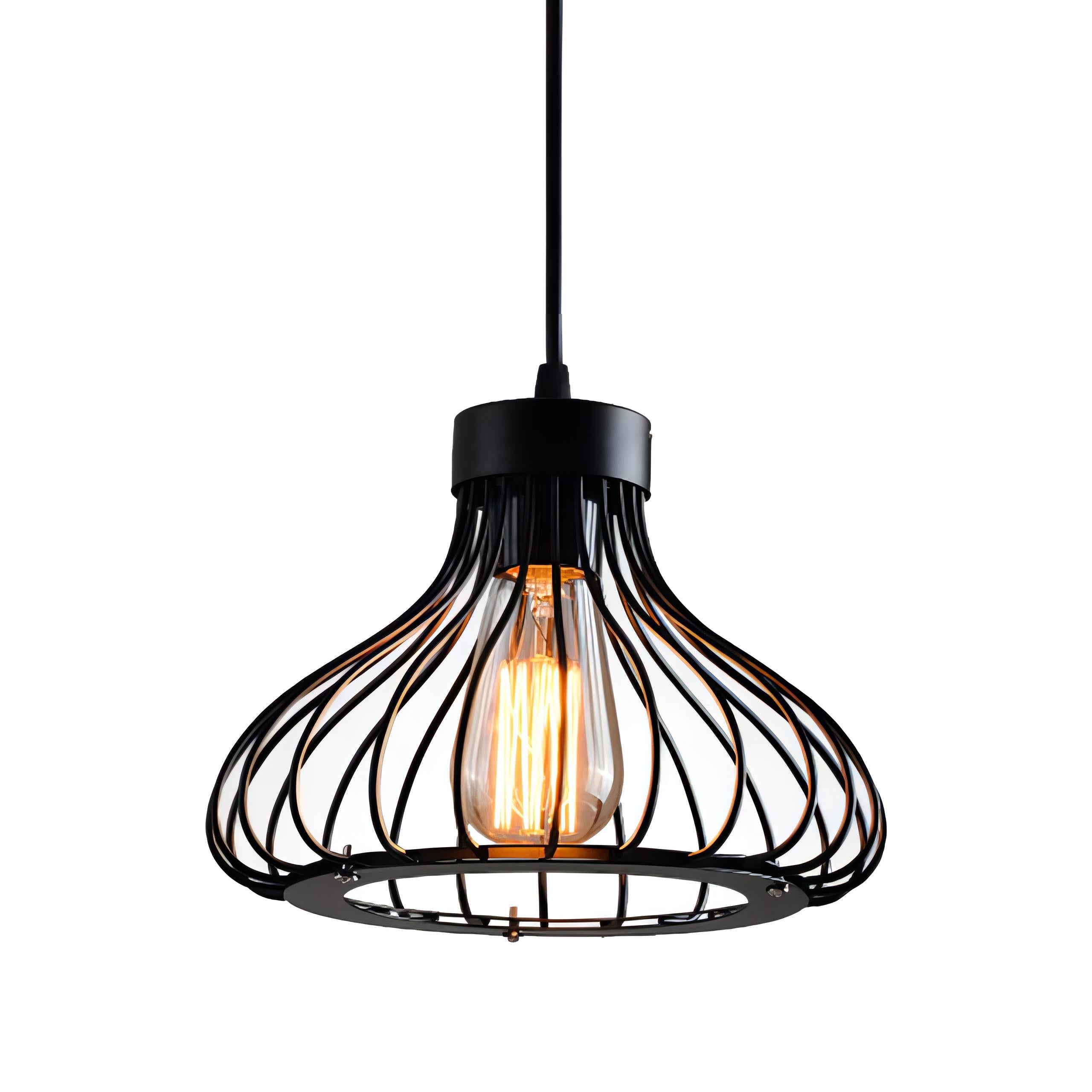Kallie - Retro Cage Hanging Lamp