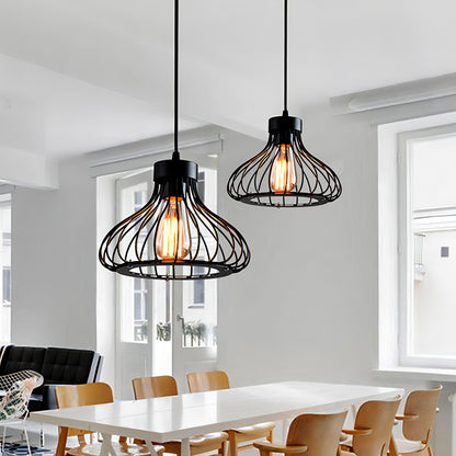 Kallie - Retro Cage Hanging Lamp