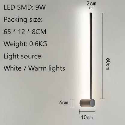 Jurupa - Modern Black Wall Light Bar