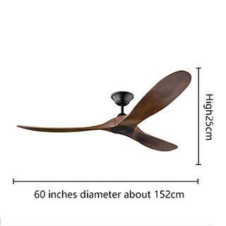 Camrie - Industrial Wood Style Ceiling Fan