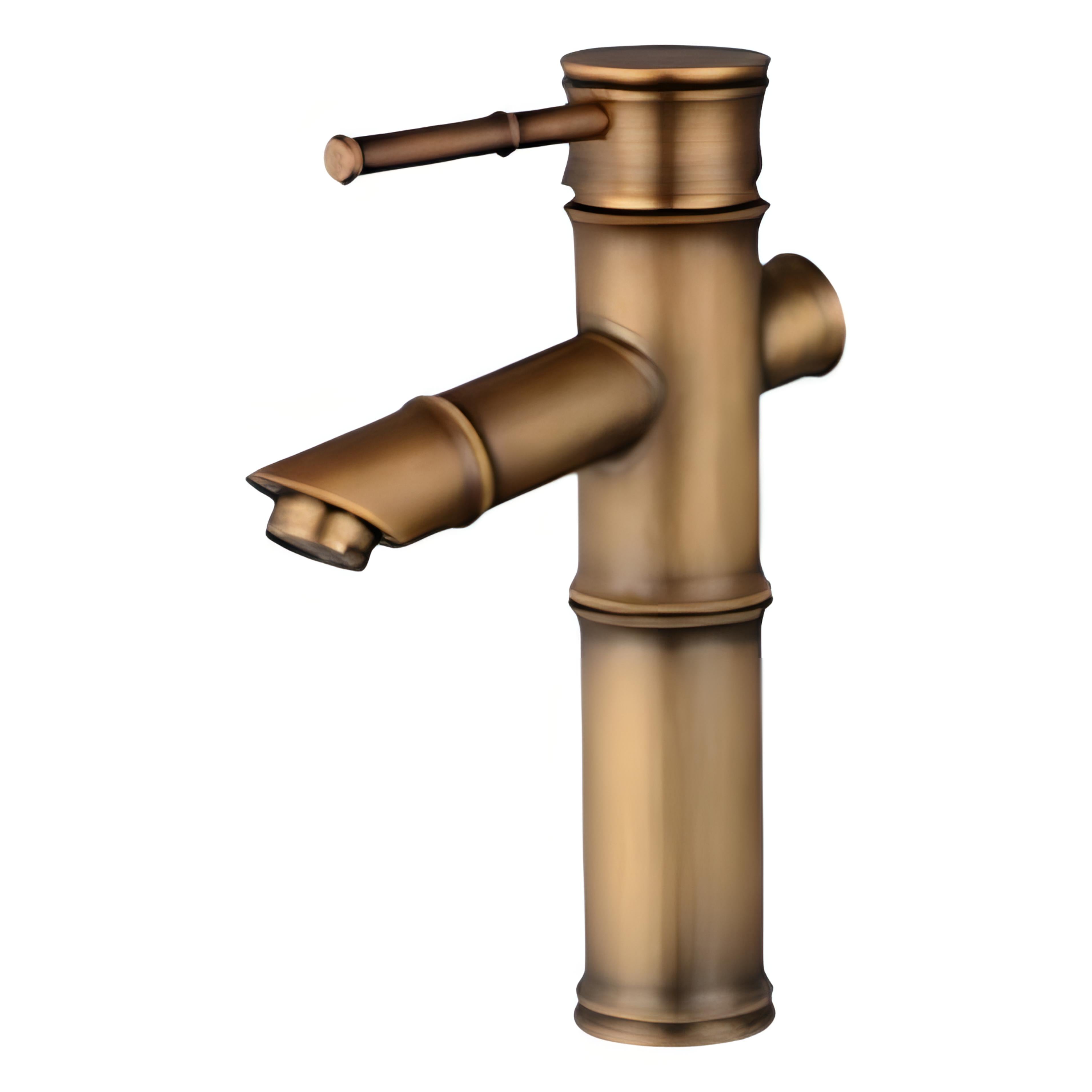 Tasu - Brass Bamboo Basin Tap